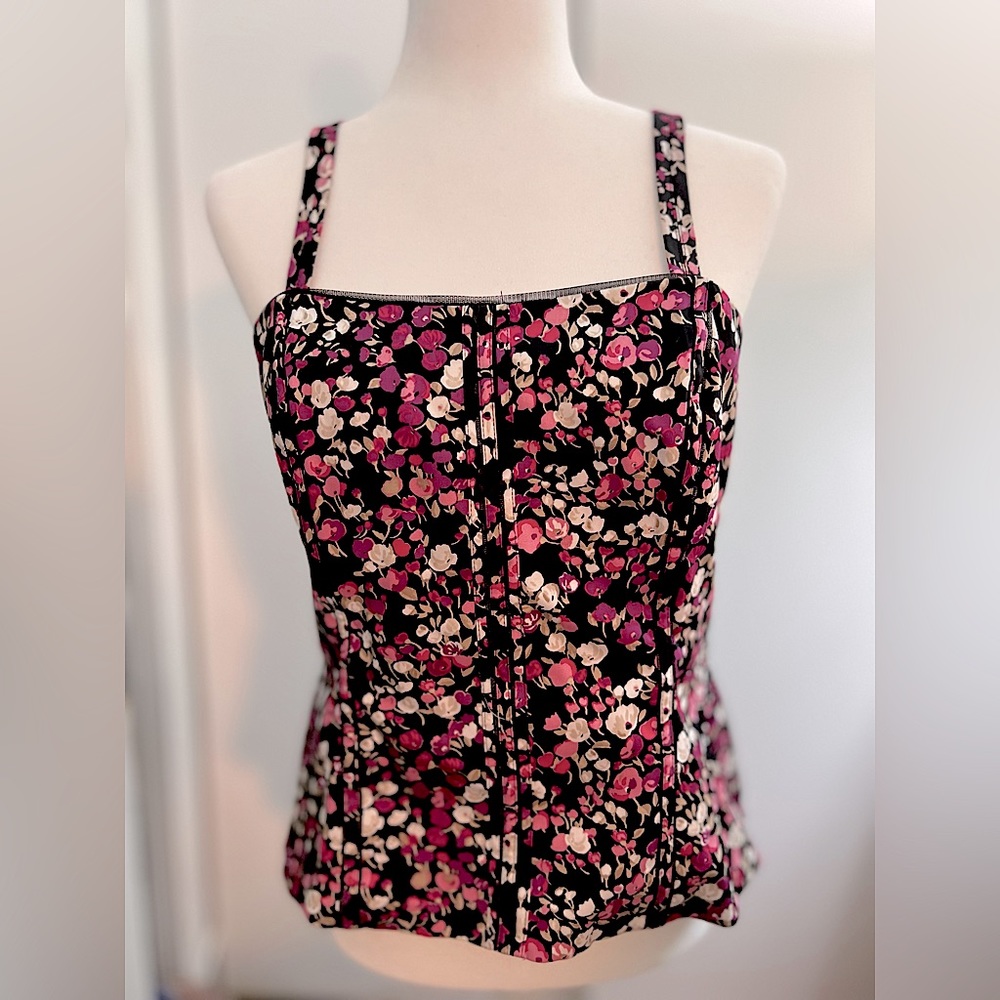 White House Black Market floral cami size 10